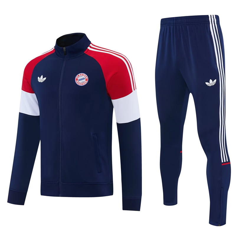 26-27 Bayern München Royal Blue Soccer Jacket Uniform-4627
