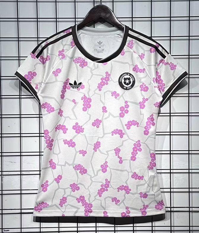 2026 World Cup Chile Away White&Purple Thailand Women Soccer Jersey AAA-6032