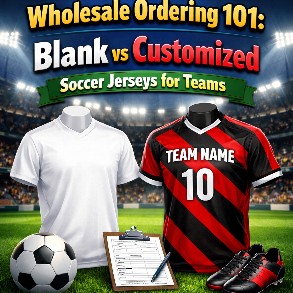 Wholesale Ordering 101: Blank vs Customized Soccer Jerseys for Teams