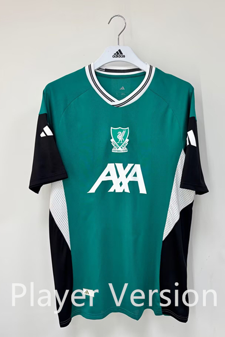 Player Version 26-27 Liverpool Green Thailand Soccer Jersey AAA-0338