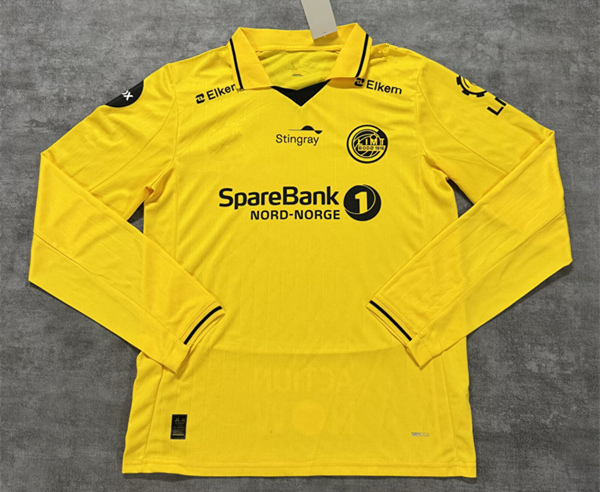 (S-4XL) 26-27 Borussia Dortmund Yellow LS Thailand Soccer Jersey AAA-4506