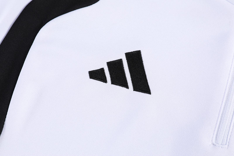 26-27 Adidas White Kids/Youth Soccer Tracksuit-GDP