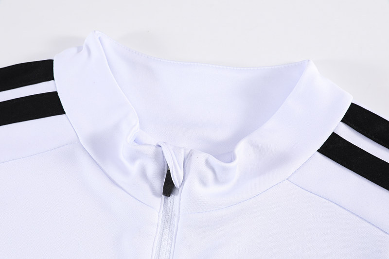 26-27 Adidas White Kids/Youth Soccer Tracksuit-GDP