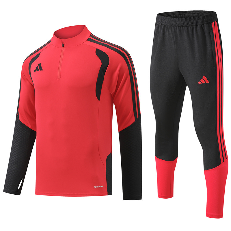 26-27 Adidas Red Kids/Youth Soccer Tracksuit-GDP