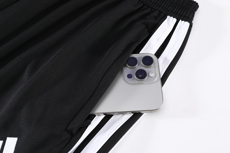 26-27 Adidas White Kids/Youth Soccer Tracksuit-GDP