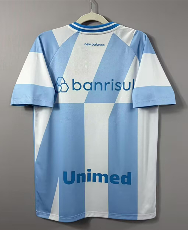 (S-4XL) 26-27 Grêmio FBPA  Away Blue&White Thailand Soccer Jersey AAA-5486