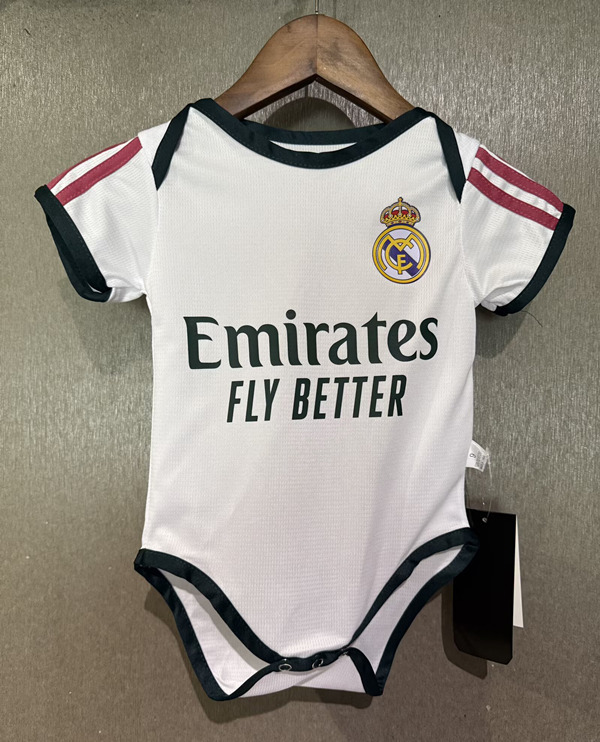 26-27 Real Madrid Home White Baby Soccer Uniform