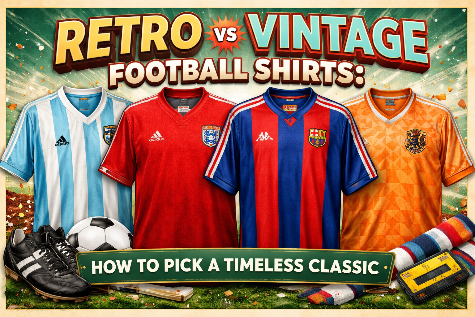 Retro vs Vintage Football Shirts: How to Pick a Timeless Classic