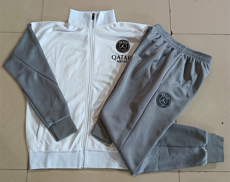 26-27 Paris SG White Thailand Soccer Jacket Unifrom-815
