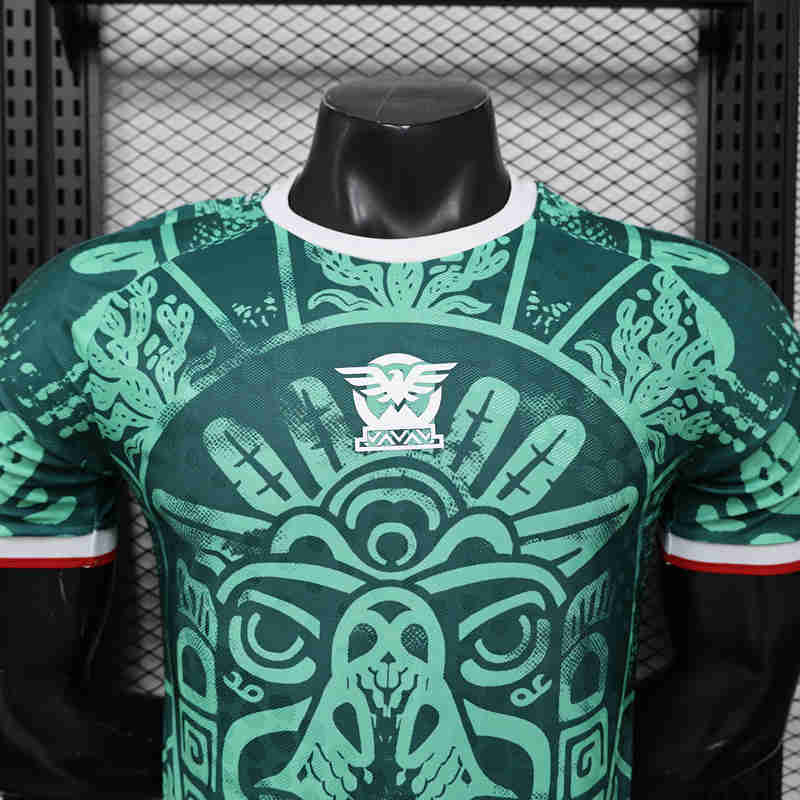 (S-3XL) 26-27 Player Special Version Mexico Green Thailand Soccer Jersey-888