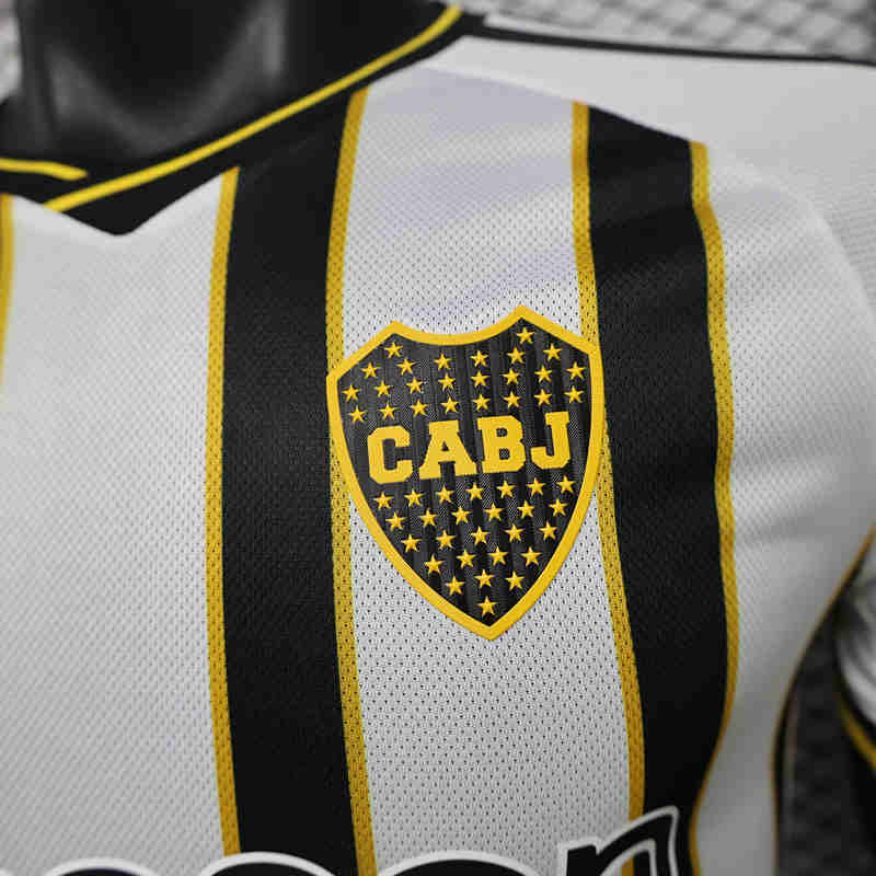 (S-3XL) 26-27 Player Special Version Boca Juniors Black&White Thailand Soccer Jersey AAA-888