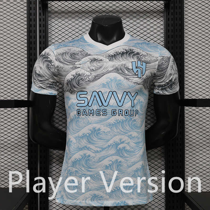 Player Special Version 26-27 Al Hilal SFC White&Blue Thailand Soccer Jersey AAA-888