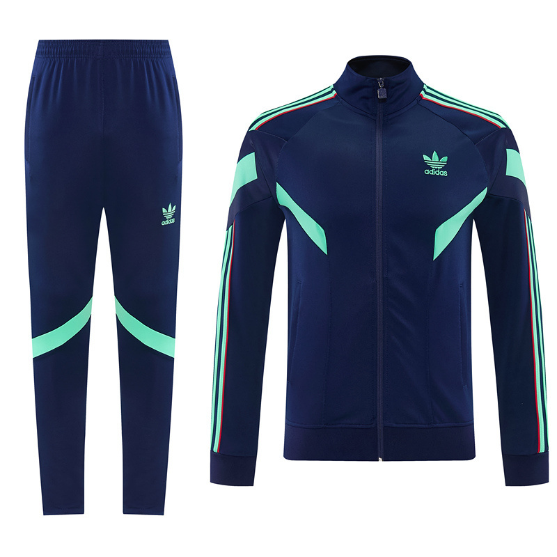 26-27 Adidas Royal Blue Thailand Soccer Jacket Uniform-LH