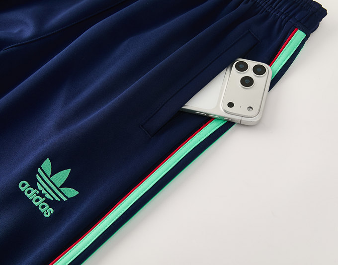 26-27 Adidas Royal Blue Thailand Soccer Jacket Uniform-LH