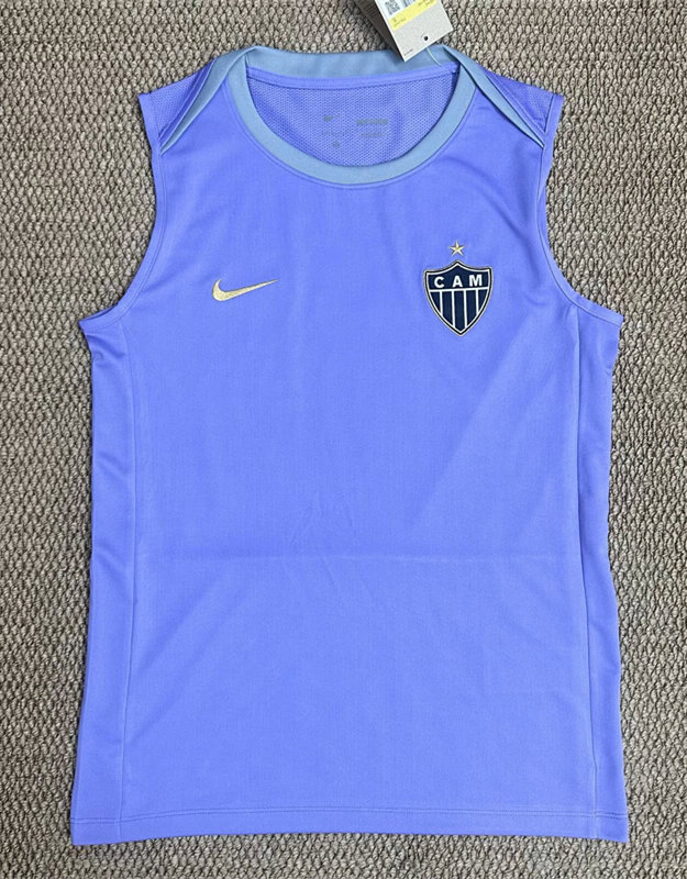 (S-4XL) 26-27 Atlético Mineiro Purple Thailand Training Soccer Vest AAA-6149