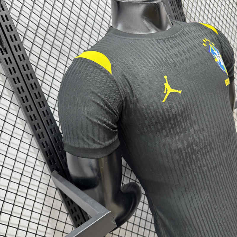 26-27 Player Special Version Brazil Black Thailand Soccer Soccer Jersey AAA-4285