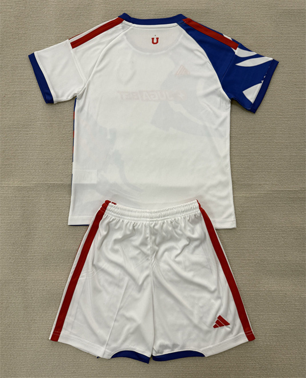 26-27 Universidad de Chile Away White&Blue Soccer Unifrom-AY