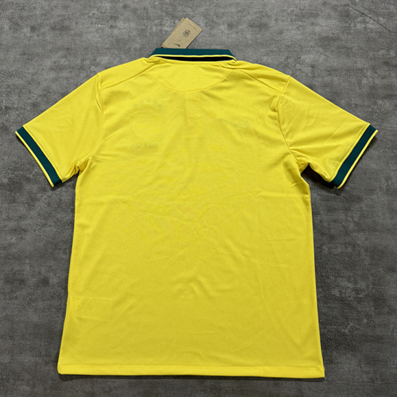 (S-4XL) 2026 Brazil Yellow Thailand Polo Uniform-4506