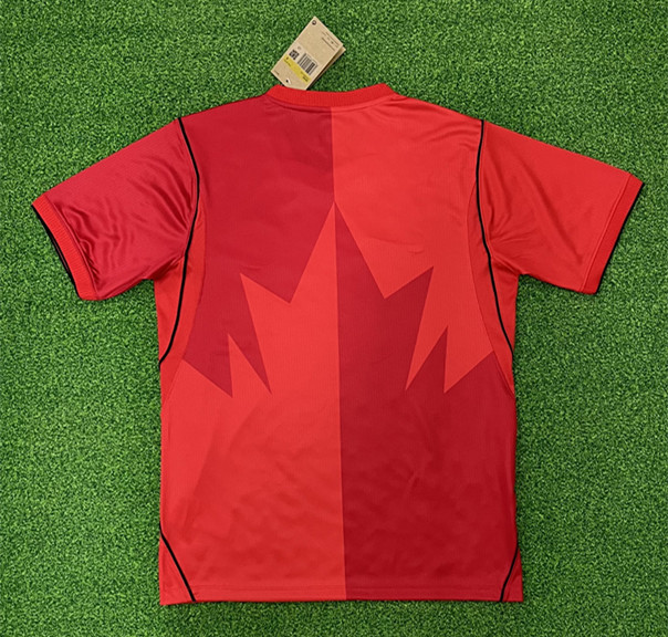 (S-4XL)26-27Canada Home Red Thailand Soccer Jersey AAA-403