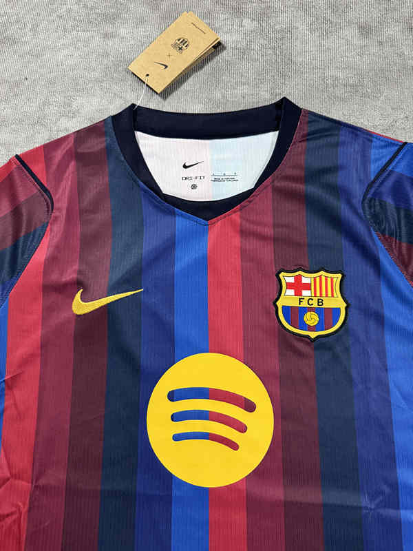 (S-4XL) 26-27 Barcelona Home Red&Blue Thailand Soccer Jersey AAA-4506