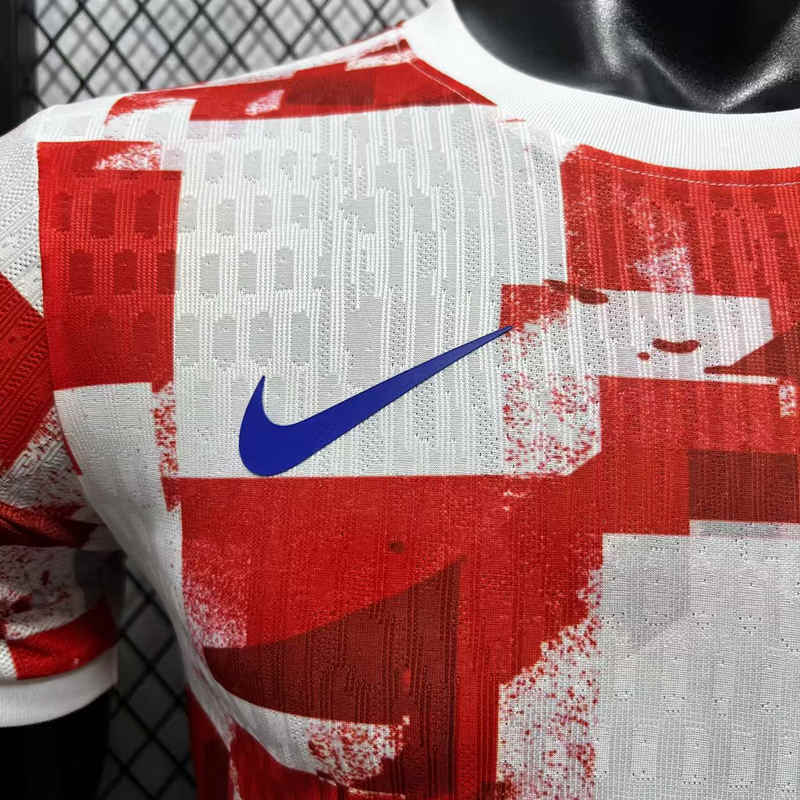 Player Special Version 26-27 Croatia Red&White Thailand Soccer Jersey AAA-4285