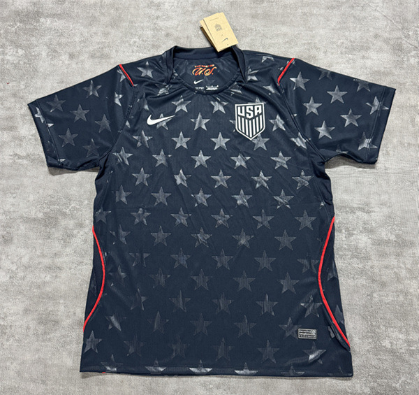 (S-4XL) 2026 USA Black Thailand Soccer Jersey AAA-4506