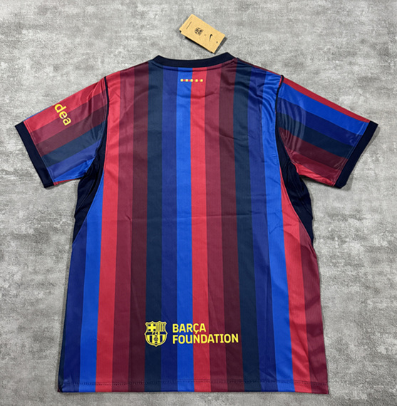 (S-4XL) 26-27 Barcelona Home Red&Blue Thailand Soccer Jersey AAA-4506