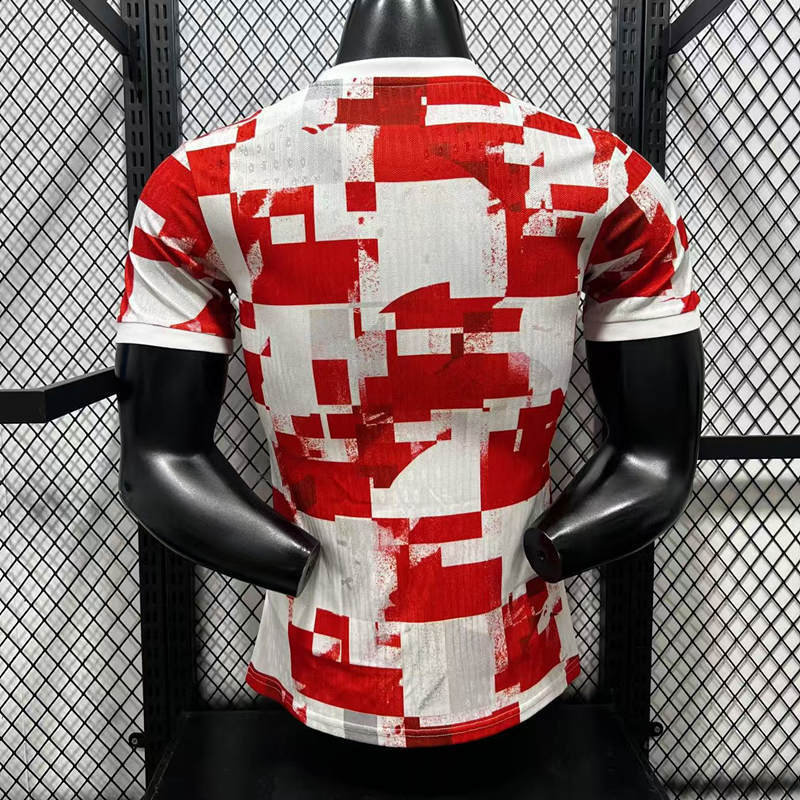 Player Special Version 26-27 Croatia Red&White Thailand Soccer Jersey AAA-4285