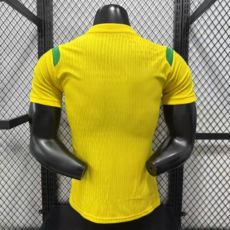 26-27 Jordan Player Version Brazil Yellow  Thailand Soccer Soccer Jersey AAA-3596