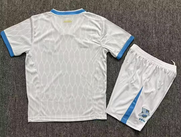 26-27 Guatemala Home White Kids/Youth Soccer Uniform-7358