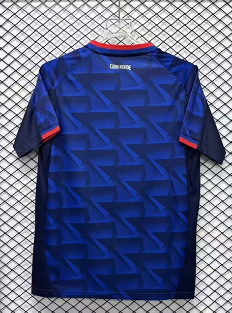 (S-4XL) 26-27 Cape Verde Home Blue Thailand Soccer Jersey AAA-7358