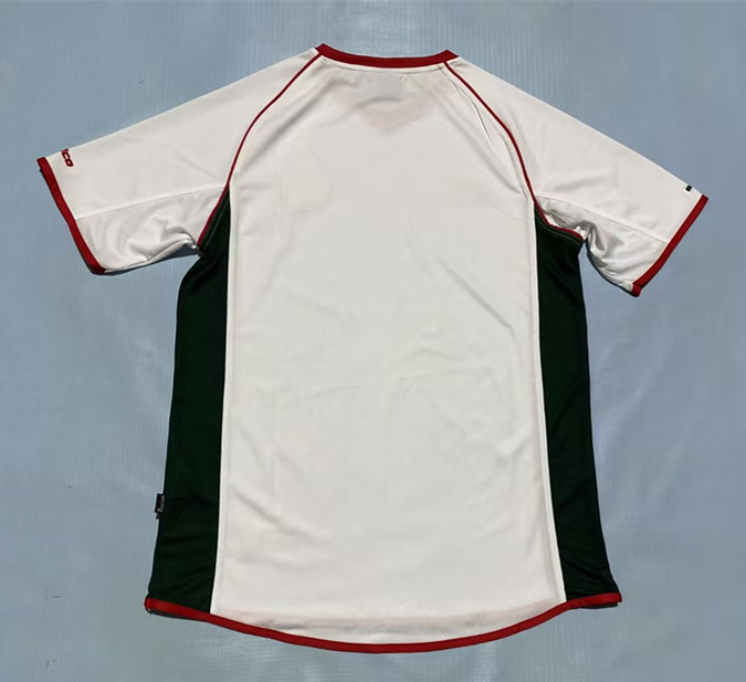 1998 Retro Version Mexico  White Thailand Soccer Jersey AAA-0664