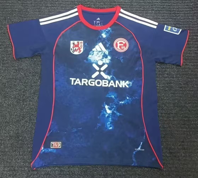 (S-4XL) 26-27 Bayern Fortuna Düsseldorf Royal Blue Thailand Soccer Jersey AAA-6850