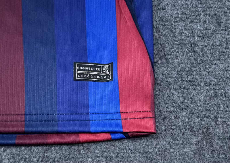(S-4XL) 26-27 Barcelona Home Red&Blue Thailand Soccer Jersey AAA-5931