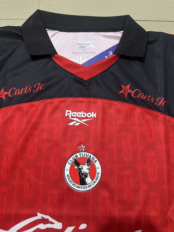 (S-4XL) 26-27 Special Version Club Tijuana Home Red Thailand Soccer Jersey AAA-9527