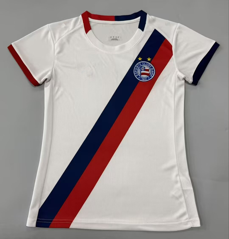 26-27 Bahia Home White Thailand Women Soccer Jersey AAA-5668