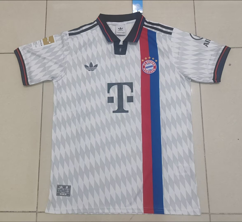(S-4XL) 26-27 Special Version Bayern München White Thailand Soccer Jersey AAA-6860