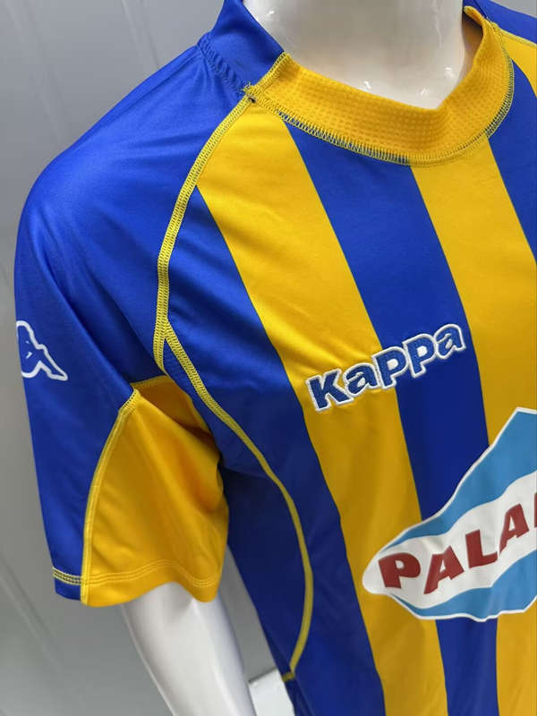 Retro Version 06-07 Club Atlético Rosario Central Home Yellow&Blue Thailand Soccer Jersey AAA-3932