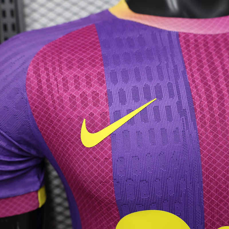 Player Special Version 26-27 Barcelona Red&Purple Thailand Soccer Jersey AAA-3596