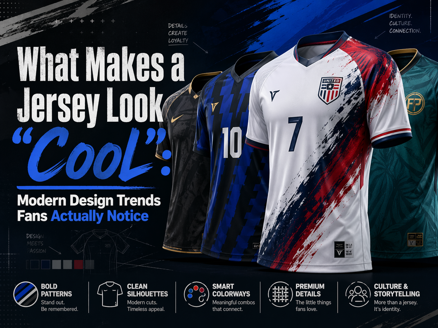 What Makes a Jersey Look “Cool”: Modern Design Trends Fans Actually Notice