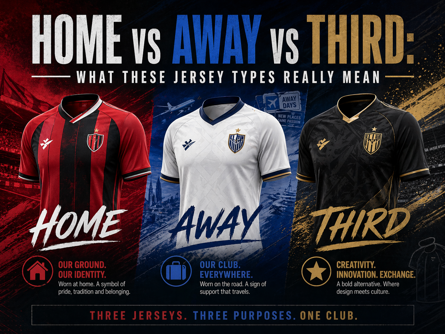 Home vs Away vs Third: What These Jersey Types Really Mean