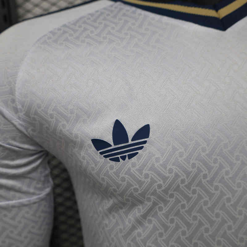 (S-3XL) Player Version 26-27 Italy Away White LS Thailand Soccer Jersey AAA-888