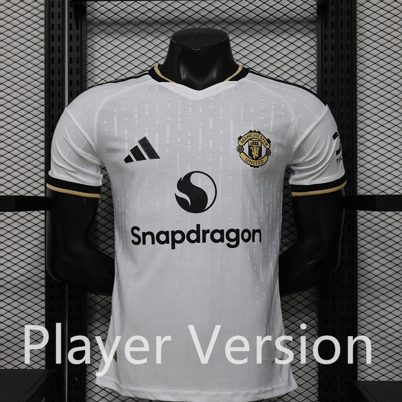 Player Special Version 26-27 Manchester United White Thailand Soccer Jersey AAA-888