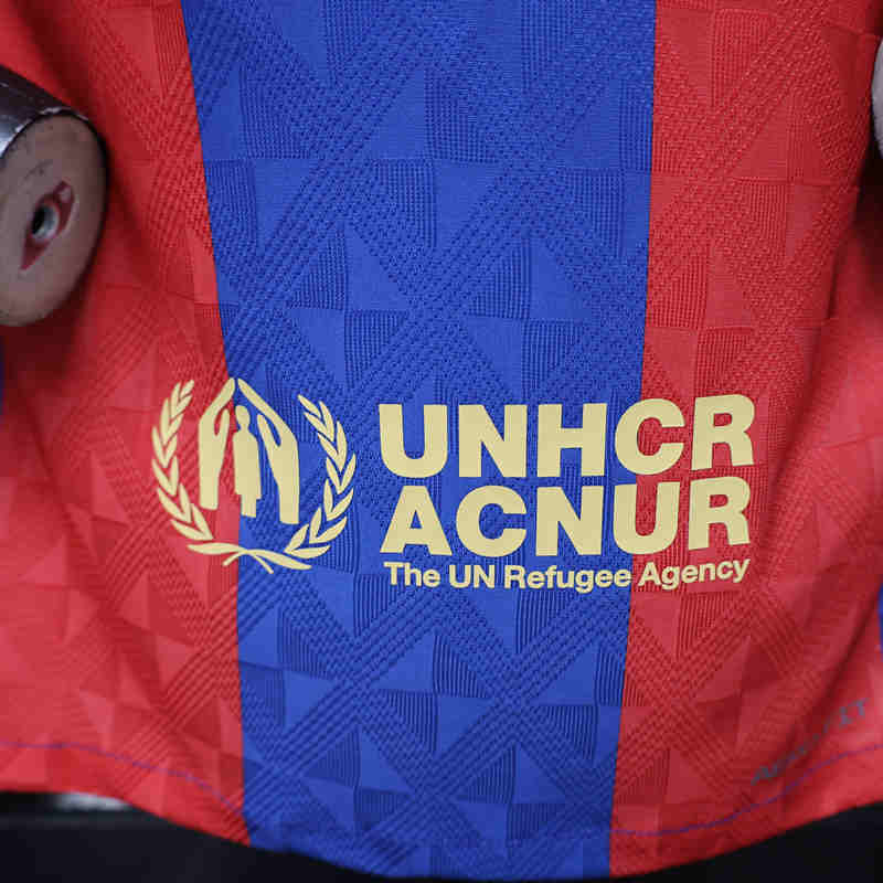 (S-3XL) 26-27 Player Retro Version Barcelona Red&Blue Thailand Soccer Jersey AAA-888