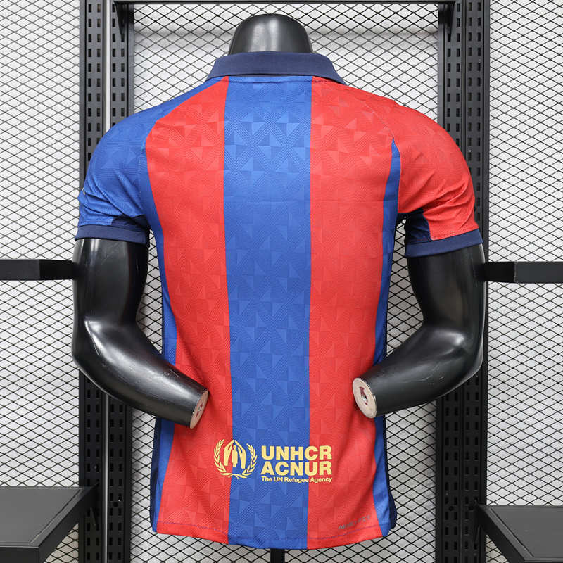 (S-3XL) 26-27 Player Retro Version Barcelona Red&Blue Thailand Soccer Jersey AAA-888