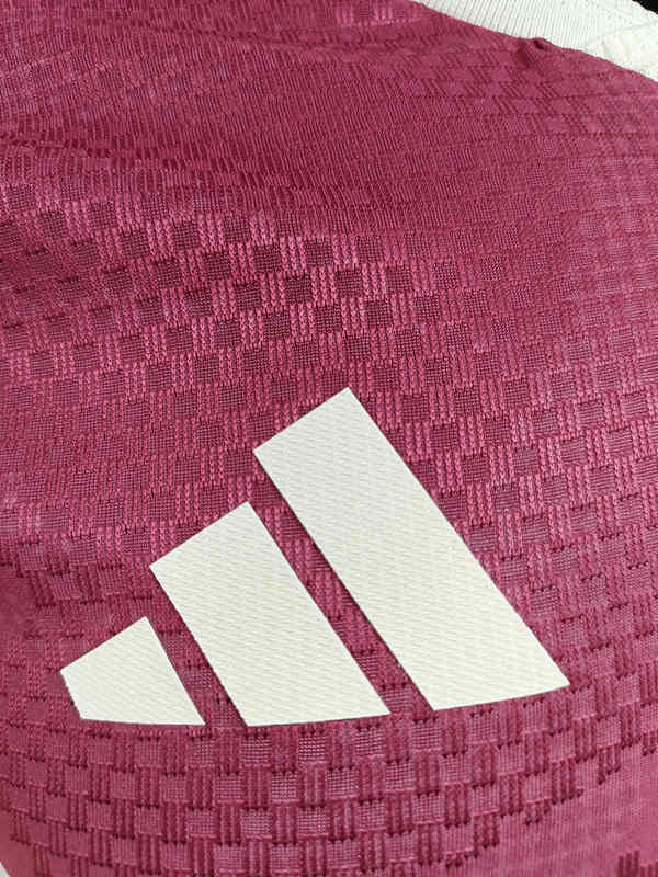 26-27 Player Version Real Madrid 2nd Away Red Thailand Soccer Jersey AAA-0871