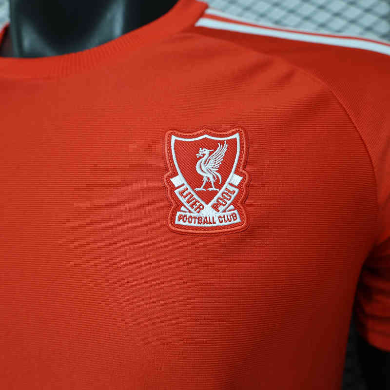 (S-3XL) 26-27 Player Retro Version Liverpool Red Thailand Soccer Jersey AAA-888