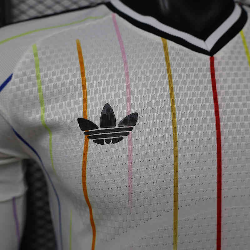 (S-3XL) 26-27 Player Version Japan Away White LS Thailand Soccer Jersey AAA-888