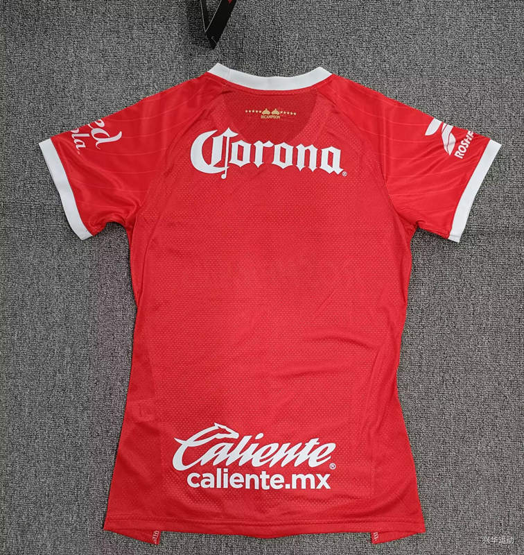 26-27 Champion Version Toluca FC Red Women Thailand Soccer Jersey AAA-5378