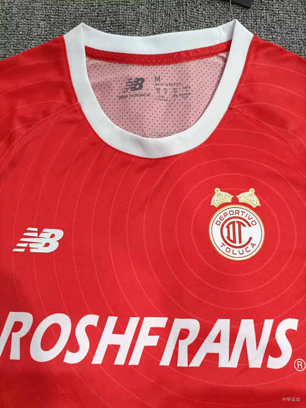 26-27 Champion Version Toluca FC Red Women Thailand Soccer Jersey AAA-5378